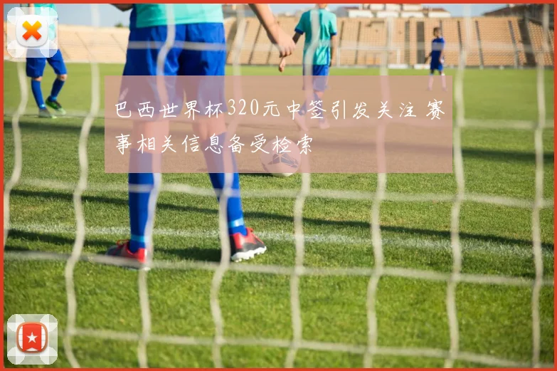 巴西世界杯320元中签引发关注 赛事相关信息备受检索